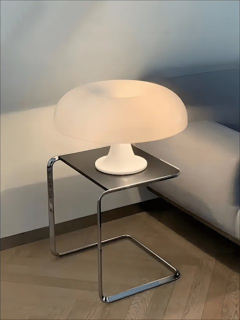 lifestyle, replica nesso lamp, Artemide Nesso lamp replica, Artemide lamp replica, mushroom lamp orange, cheap replica lamps, mushroom lamp white, Artemide dupe