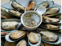 สูตร หอยแมลงภู่อบใบโหระพา