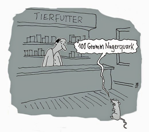 Nagerquark Cartoon von Lo Graf von Blickensdorf