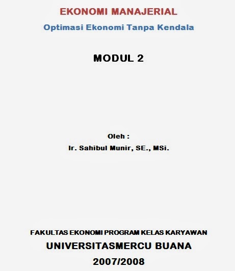 Contoh Makalah Ekonomi Manajerial - Contoh Surat Untuk Lamaran