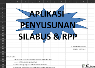 DOWNLOAD APLIKASI PEMBUATAN SILABUS + RPP