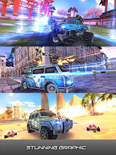 Overload: 3D MOBA Car Shooting  v1.1 Android Apk Terbaru