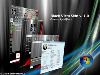 Black Vista Skin para MSN Live Messenger 8.5 