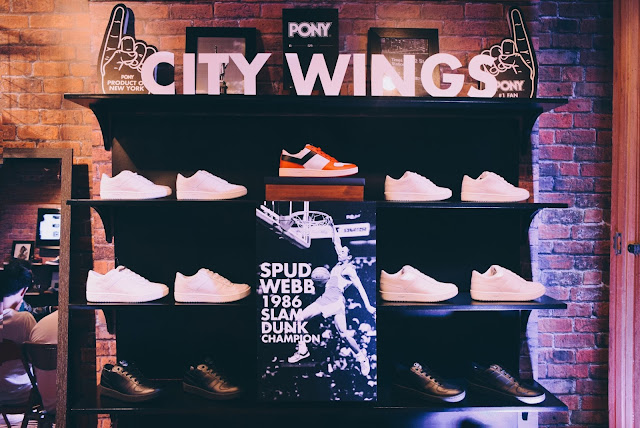 PONY city wings that was worn by NBA legend Spud Webb