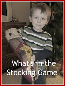 What's in the Stocking Game-The Unlikely Homeschool