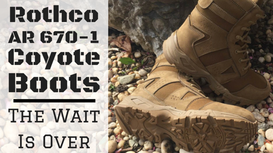Rothco S Camobloge See The Highly Anticipated Rothco Ar 670 1 Compliant Coyote Boots