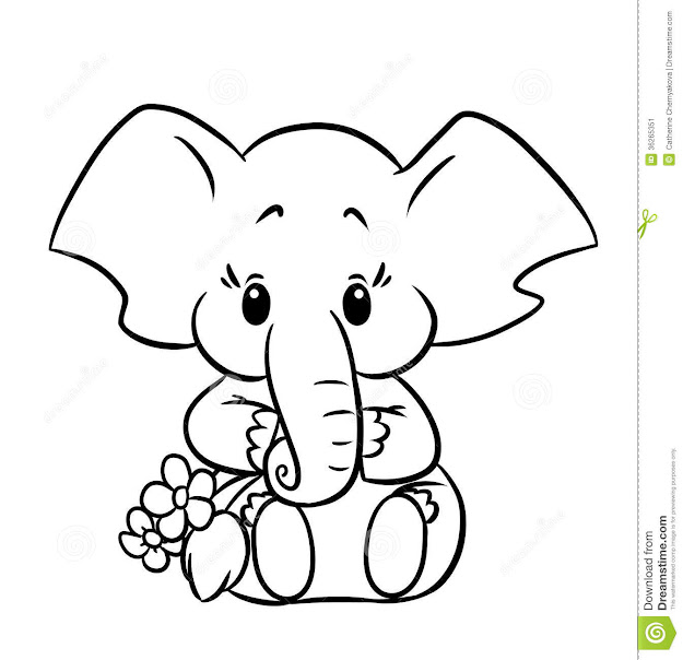 Cute Baby Elephant Coloring Pages  See More About Cute Baby Elephant Coloring  Pages Cute Baby Elephant Coloring Pages