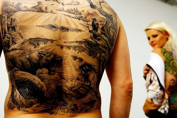Latest Design of Back Tattoo for men and womans