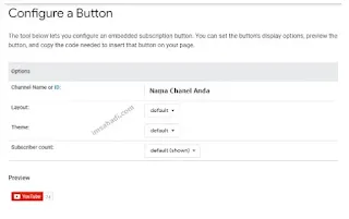 Add YouTube Subscribe Button to WordPress