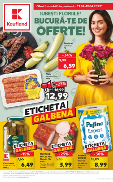 Kaufland Promotii + Catalog - Brosura 13-19.04 2022