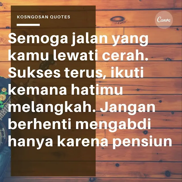 selamat pensiun