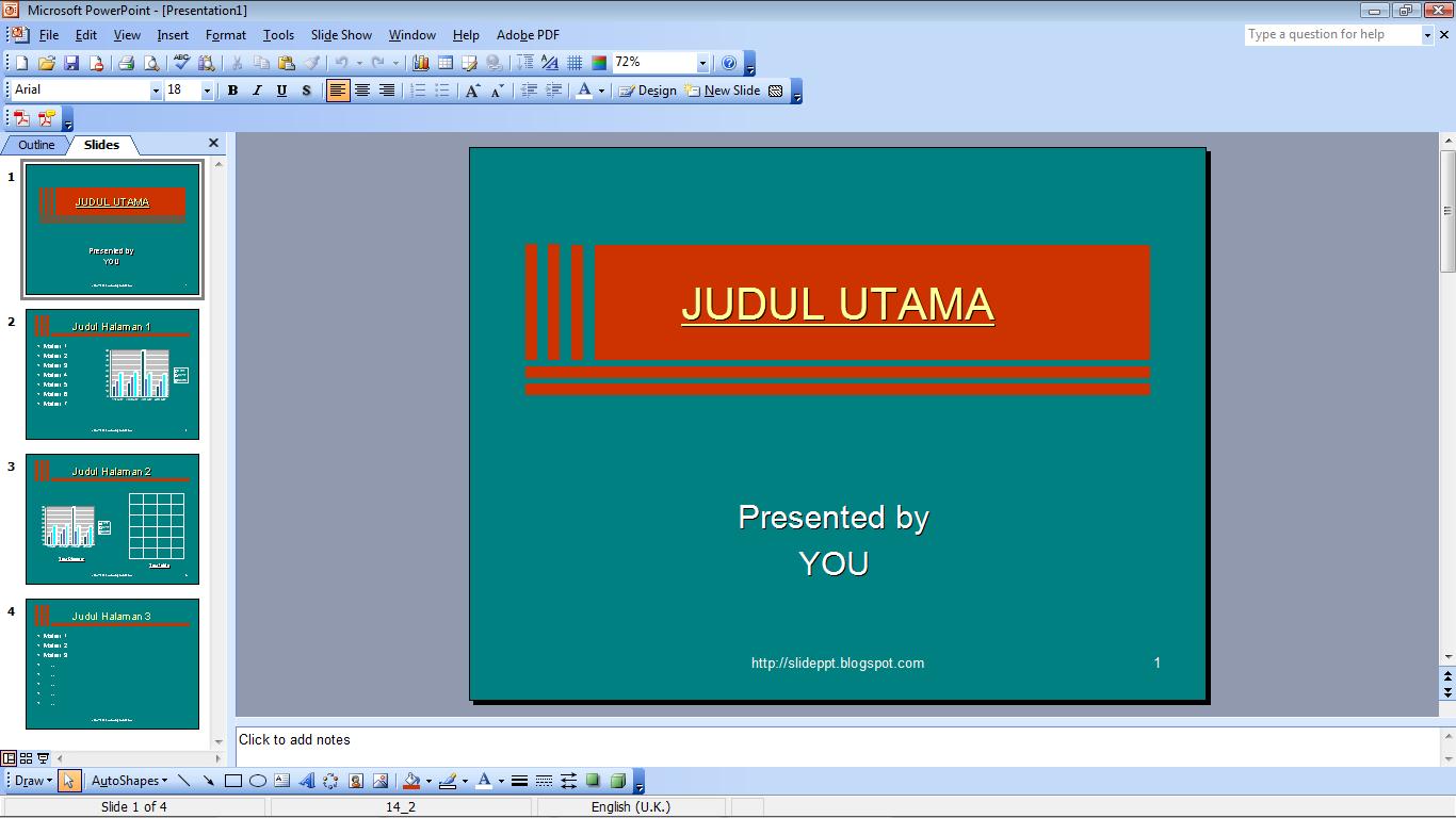 Gratis Template Power Point  2010