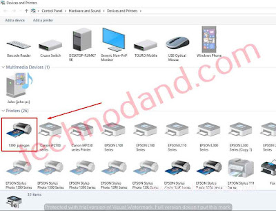 Cara Sharing Printer Epson di Jaringan LAN dengan TRENDnet TE100- P1U Printer server