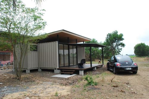 Shipping Container Homes: BlueBrown Container Home Thailand