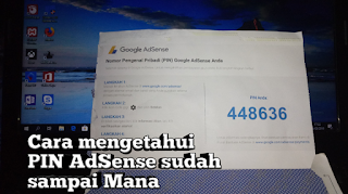 Surat pin Google AdSense