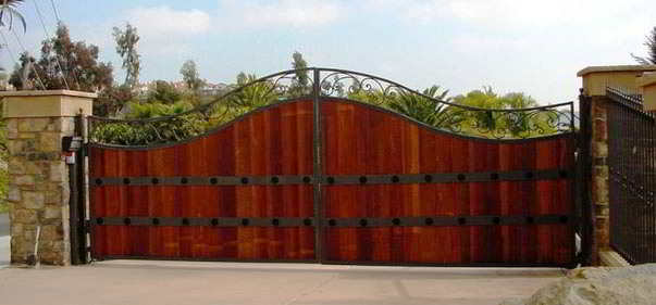 60 model  desain pintu  pagar  rumah minimalis terbaru kayu  