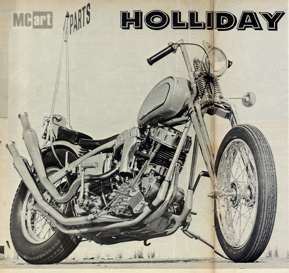 Victory Motorcycle Doc Holidays Witch Street Chopper May 1970