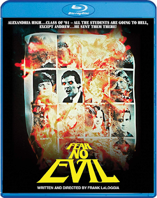 Cover art for Scream Factory's FEAR NO EVIL Blu-ray.