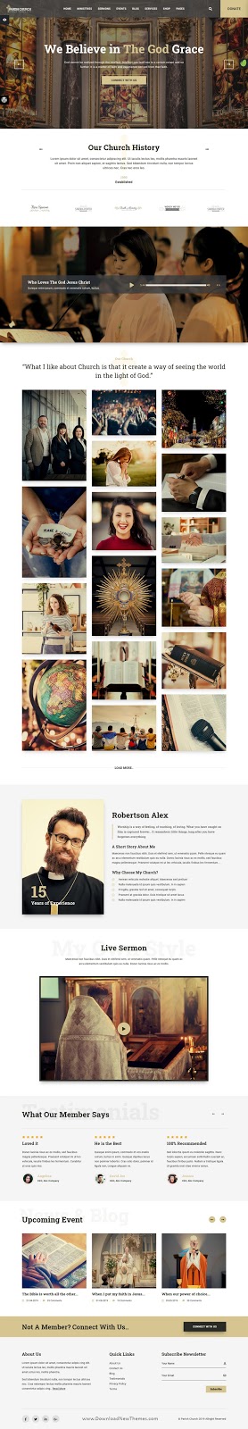 Parish - Church HTML5 Template 