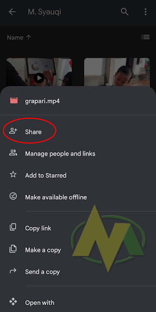 cara berbagi file di google drive lewat whatsapp