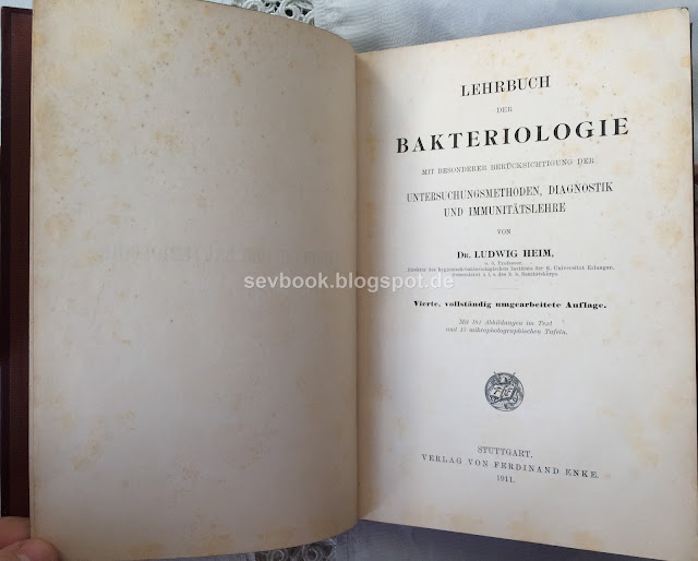 Lehrbuch der Bakteriologie, Diagnostik und Immunitätslehre Ludwig Heim