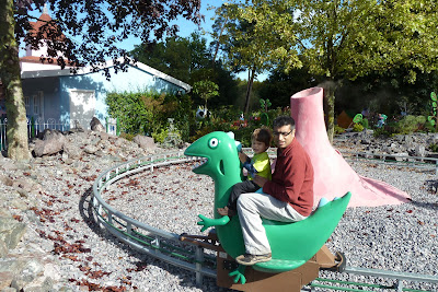 George's Dinosaur ride at Peppa Pig World, Paultons Park