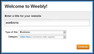 cara membuat website di weebly.  