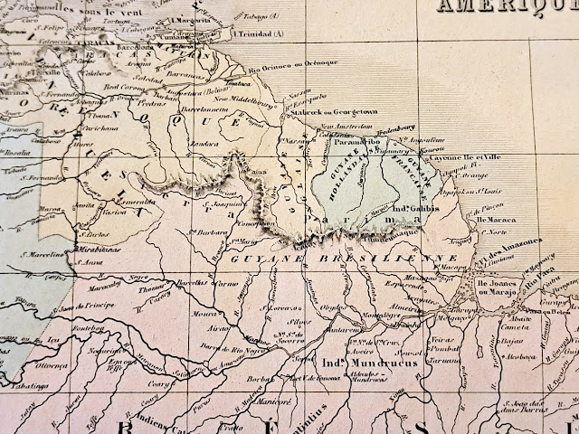Escudo das Guianas ou planalto das Guianas, 1886
