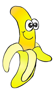banana cartoon clipart 