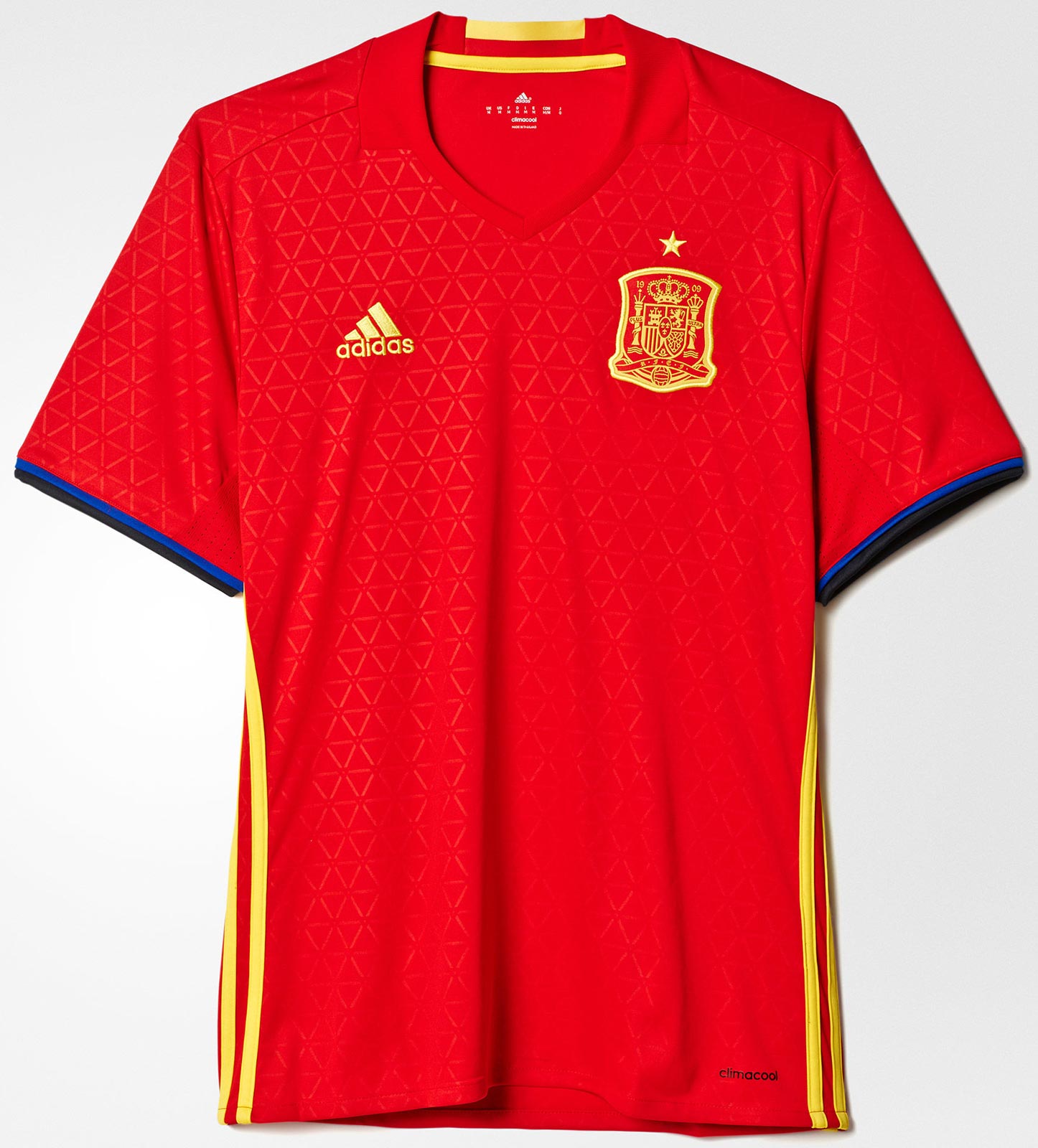 Adidas Spain Euro 16 Home Jersey
