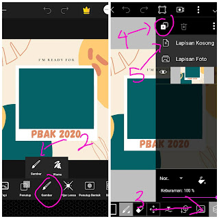 cara membuat twibbon dengan canva x picsart mudah (picsar