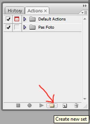 cara membuat action pas photo di photoshop