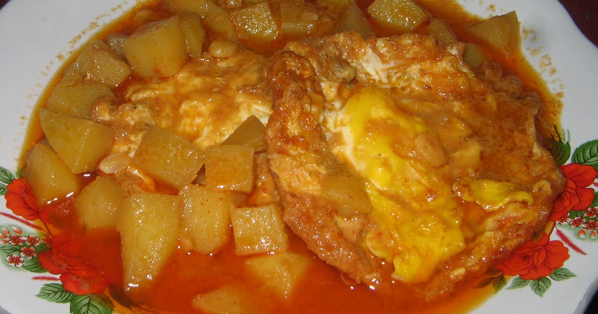 SAMBAL TELUR DAN KENTANG Resep Kue Masakan dan Minuman Cara