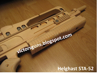 Pic.27 - Building the STA-52 Wooden Assault Rifle Display Model  