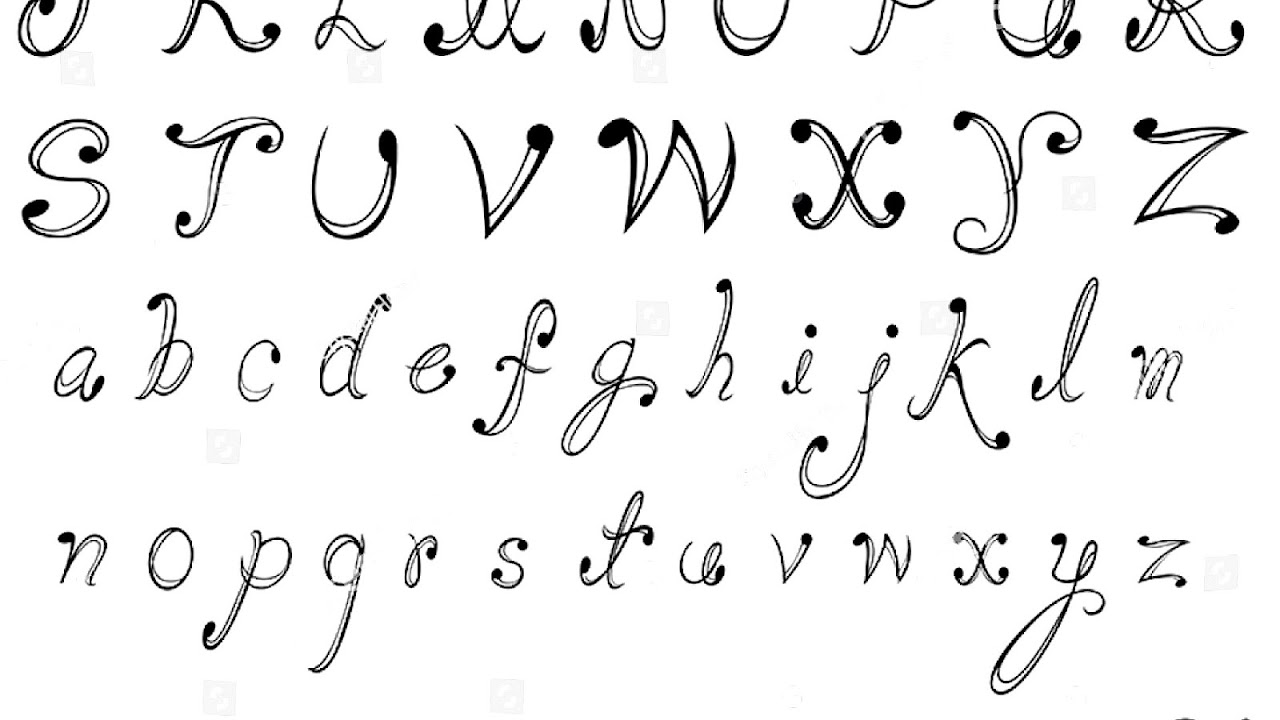 Stylish Calligraphy Fonts Az