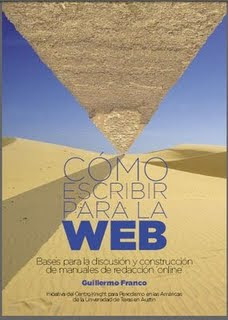 Portada del libro 'Cómo escribir para la Web' de Guillermo Franco