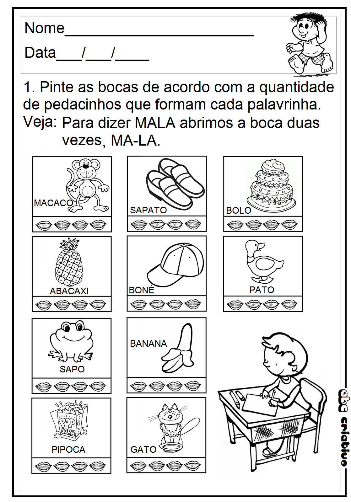 picture Silabas Simples Atividades a arte de educar atividades com