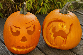 carved pumpkins