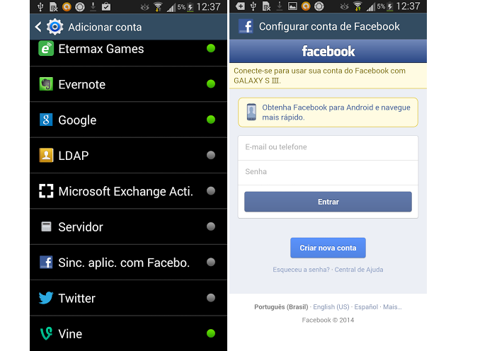 Como transferir contatos do Facebook para o WhatsApp