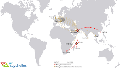 Air Seychelles Route Network