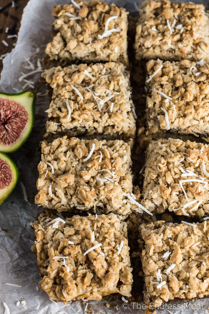 MUST MAKE COCONUT FIG SQUARES