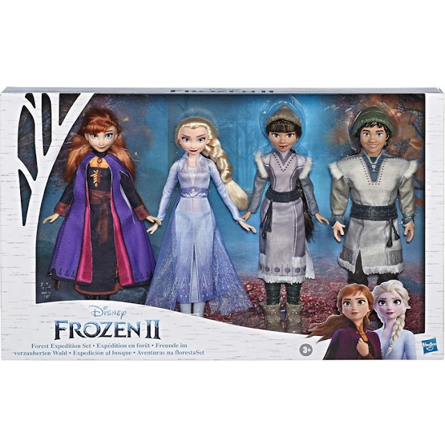 Poupées Disney La Reine des Neiges 2 : coffret expédition, avec Anna et Elsa.