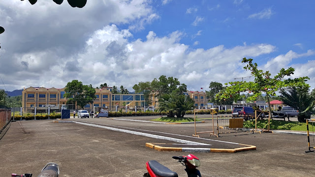 Tandag City Hall just across the Tandag City Airport