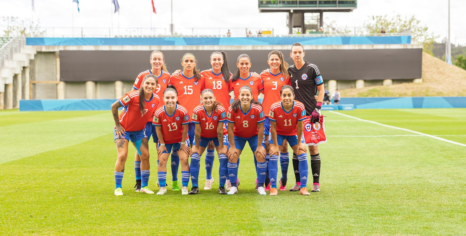 Formación de selección femenina de Chile ante Haití, torneo de repechaje a Copa Mundial Femenina de Fútbol Australia/Nueva Zelanda 2023, 21 de febrero