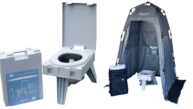 CleanWaste premium quality GO Anywhere Portable Toilet