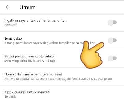 Cara Ganti Tema YouTube Menjadi Hitam dan Putih