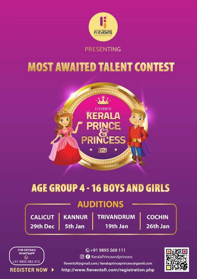 CASTING CALL FOR KERALA PRINCE AND PRINCESS