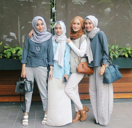 60 Model Baju Muslim untuk Wanita Terpopuler 2019 Model 