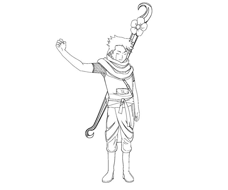 Printable Yagura 7 Coloring Page