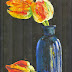 parrot tulips soft pastels